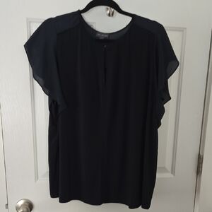 The Lumited Women's Blue Blouse 1X